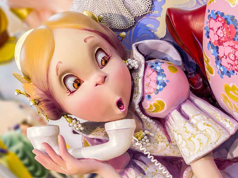 Hoạt động chấm điểm cho hình nộm đẹp nhất